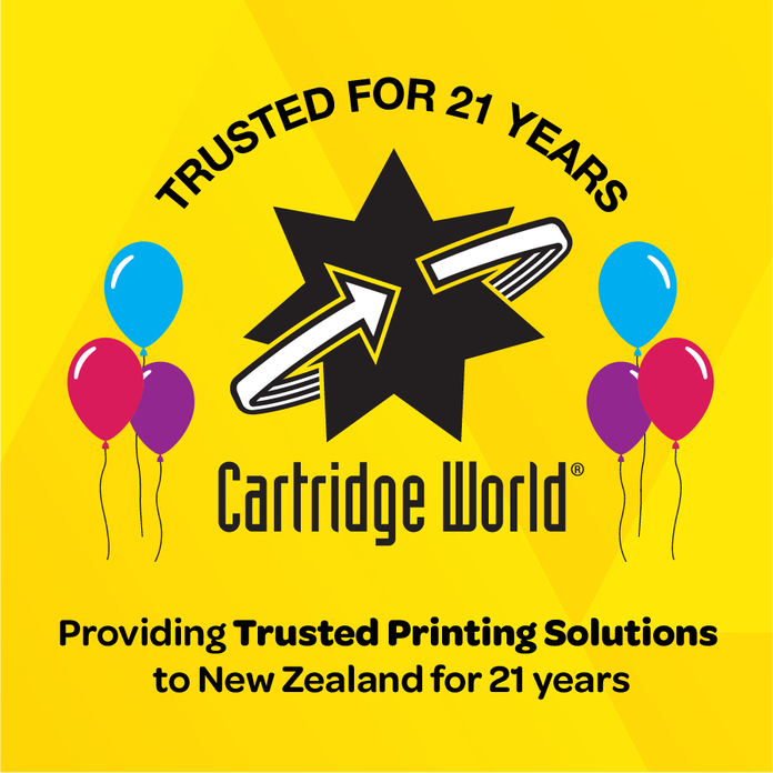 Cartridge World Celebrates 21 Years in New Zealand
