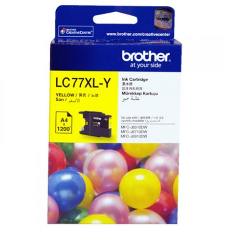 BROTHER LC77XL Yellow Extra Large OEM 