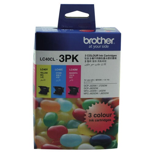 BROTHER LC40 Colour 3 Pack