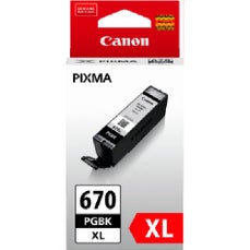 PGI670XLBK Black Extra Large
