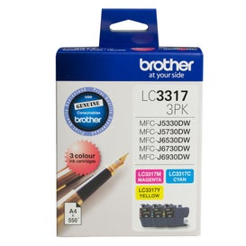 BROTHER LC3317 Colour 3 Pack OEM