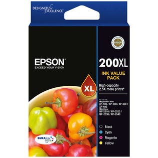 200XL Extra Large Value pack, 1 of each colour