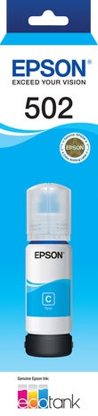 EPSON T502 Cyan Ink Bottle