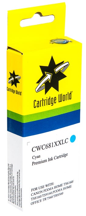 CW Brand CLI681XXL Cyan Extra Extra Large 