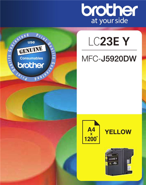 BROTHER LC23E Yellow OEM