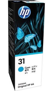 HP31C Cyan Ink Bottle 70ml 