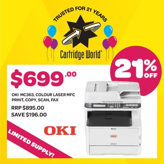 OKI MC363dn Colour Multifunction Laser Printer