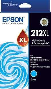 EPSON 212XL Cyan Extra Large OEM