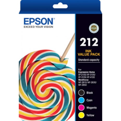 EPSON 212 Four Ink Value Pack OEM