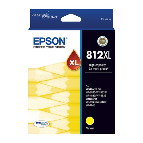 EPSON 812XL Yellow  Extra Large OEM