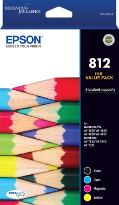 EPSON 812 4 Ink Value Pack OEM