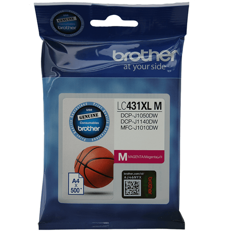 BROTHER LC431XLM Magenta High Yield Ink Cartridge OEM