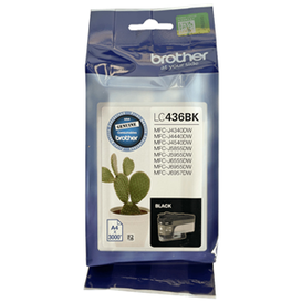 BROTHER LC436BK Black Ink Cartridge OEM