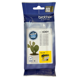 BROTHER LC436Y Yellow Ink Cartridge OEM