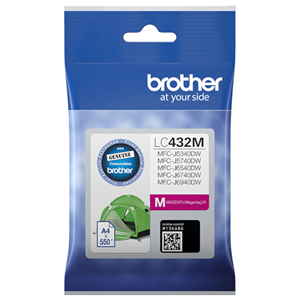 BROTHER LC432M Magenta Ink Cartridge OEM
