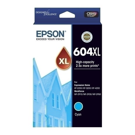 EPSON 604XL Cyan Extra Large OEM